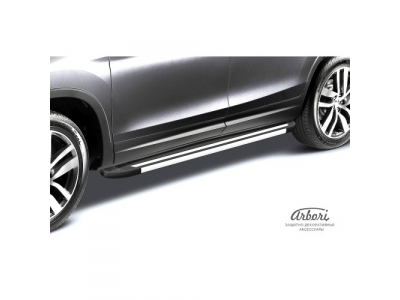 Порог алюминиевый Arbori Luxe Black 1600 без крепежа