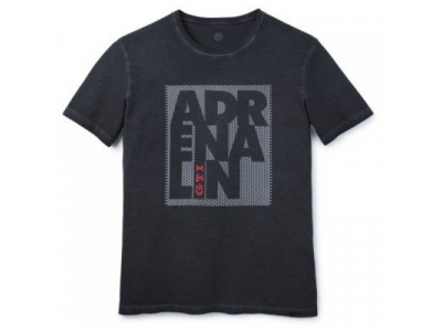 Мужская футболка Volkswagen Adrenalin-GTI T-Shirt, Mens, Dark Grey от VAG Мужская футболка Volkswagen Adrenalin-GTI T-Shirt, Mens, Dark Grey