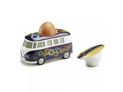 Подставка для яиц всмятку Volkswagen T1 Bulli Flower Power, Blue от VAG Подставка для яиц всмятку Volkswagen T1 Bulli Flower Power, Blue