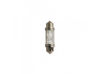 Светодиодная лампа C10W (SV8,5) 11x36 blue 2 LEDs от KRAFT Светодиодная лампа C10W (SV8,5) 11x36 blue 2 LEDs